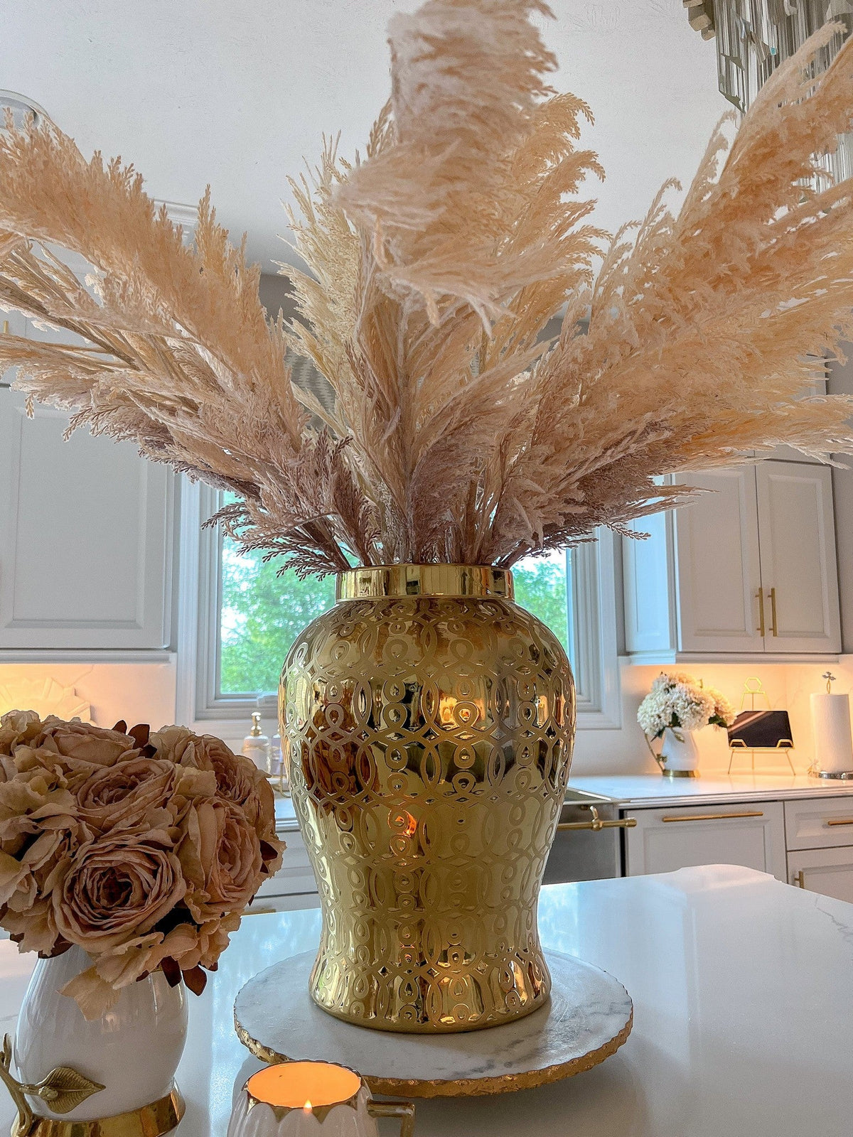 Shop at 43 Ombre Beige Pampas Grass Stem Inspire Me! Home Decor . Today  you can browse the latest fashions and brand names online